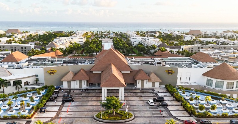 Palapa Hotel Palma sintetica